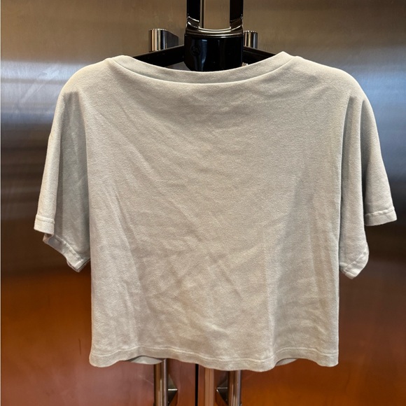 Embellished Gray/Green Crop Top - Picture 5 of 5